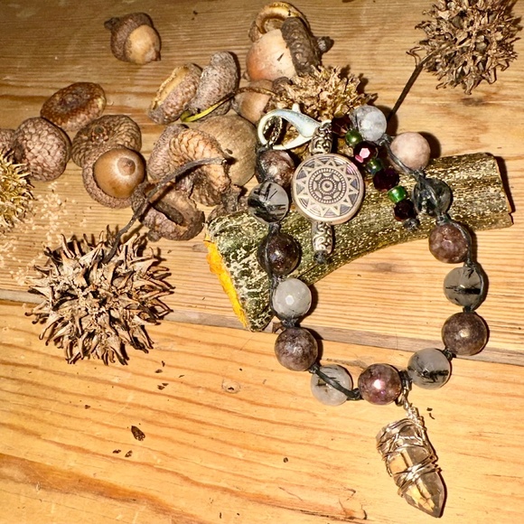 SOLD - Autumn Boho Bracelet - Picture 2 of 3